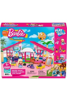Mega Construx Jeux ludo éducatifs construx barbie - maison a malibu briques de construction des 5 ans