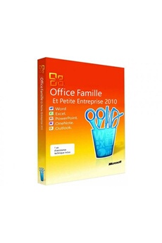 Microsoft Office 2010 Famille Et Petite Entreprise (Home & Business) - Clé Licence À Télécharger