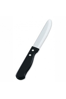 couteau pujadas couteau à steak manche noir plastique l 25,1 cm - x 12 -