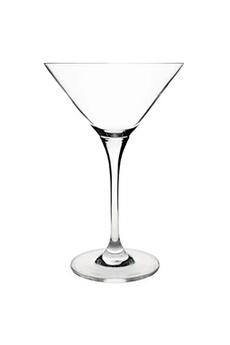 accessoire autour du vin olympia verre à martini en cristal campana 260 ml - x 6 - - cristal x180mm