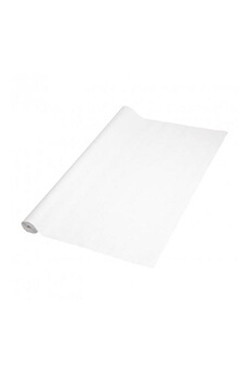 chemin de table materiel ch pro fasana - nappe - taille 120 cm x 50 m - jetable - blanc