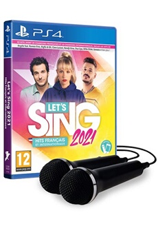 Let's Sing 2021 + 2 Microphones : Hits Français et Internationaux PS4