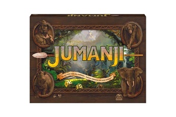 Jeux classiques Spin Master Jumanji le jeu - 6062338 - jeu de société pour toute la famille ou entre adultes - edition rétro - jeu de plateau inspiré du