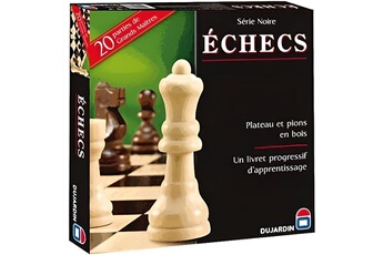 Jeu d'échecs Dujardin Echecs jeu de plateau - série noire - 55331 - jeu de société traditionnel - dujardin