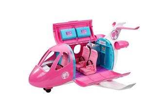 Accessoire poupée Barbie Barbie l'avion de reve avec mobilier, rangements et accessoires - 58 cm