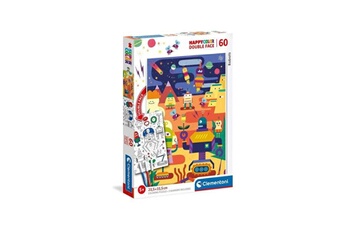 Puzzle Clementoni Robots-60 pièces 26061 5 - 7 ans papier carton