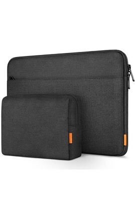 Housse 14 Pouces Pochette Ordinateur 14 Compatible avec Chromebook  Ultrabook Notebook Matebook D14, ThinkPad - Noir