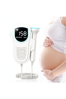 Ecoute bébé Elera Moniteur de fréquence cardiaque fotale doppler détecteur de fréquence cardiaque fotale à ultrasons à domicile sans rayonnement