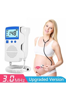 Ecoute bébé Jziki Doppler fotal 3.0mhz détecteur de fréquence cardiaque pour bébé prénatal moniteur pour bébé détecteur à ultrasons portable pour le fotus