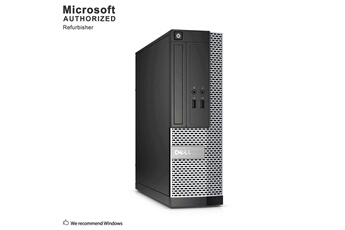 PC Unité Centrale Dell Optiplex 3020 Sff Desktop - Intel Core i5-4570 Turbo 3.6 Ghz - Ram 16 Go - SSD 256 Go - Usb WiFi - Dvd - Dp - Vga - Windows 10 Professionnel 64 Bits