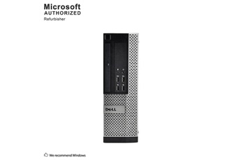 PC Unité Centrale Dell Optiplex 7020 Sff Desktop - Intel Core i5-4570 Turbo 3.6 Ghz - Ram 16 Go - SSD 512 Go - Dvd - Usb WiFi - Dp - Vga - Windows 10 Professionnel 64 Bits