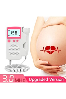 Ecoute bébé Jziki 3mhz doppler moniteur de fréquence cardiaque fotale ménage portable grossesse bébé fotal son détecteur de rythme cardiaque pas de rayonnement
