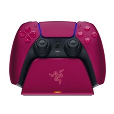 Station de charge rapide pour manette sans fil PS5 DualSense Rouge