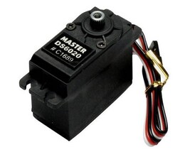 Servomoteur Numérique Master DS6020 MG – Matériau Titane, Connexion Uni (Graupner/JR/Futaba), Pour Modélisme RC