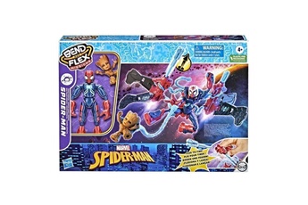 Figurine de collection Marvel Spider-man - bend and flex - missions spider-man mission dans l'espace - figurine flexible, 15 cm, pour enfants des 4 ans