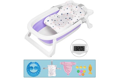 Baignoire Bebe Generique Baignoire Pliable Pour Bebe Antiderapant Avec Indicateur Temperature Jouet De Bain Hamac De Bain Violette Taille M Darty Baignoire Bebe Generique Baignoire Pliable Pour Bebe Antiderapant Avec Indicateur Temperature Jouet De Bain Hamac De Bain Violette Taille M Darty