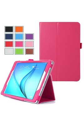 Housse Tablette XEPTIO Samsung Galaxy Tab A 9.7 pouces Cuir Style rose avec  Stand - Etui coque de protection tablette Samsung Galaxy Tab A 9.7 -  accessoires pochette case