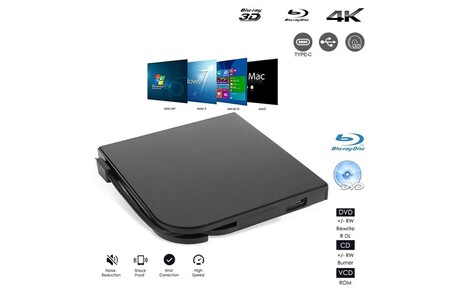 Lecteurs Blu Ray Lecteur Lecteur Externe Noir Portable 4k 3d Blu Ray Usb 3 0 Type C Graveur De Cd Dvd Hd Pour Pc Mac De Bureau Darty Lecteurs Blu Ray Lecteur Lecteur Externe Noir Portable 4k 3d Blu Ray Usb 3 0 Type C Graveur De Cd Dvd Hd Pour Pc Mac De Bureau Darty