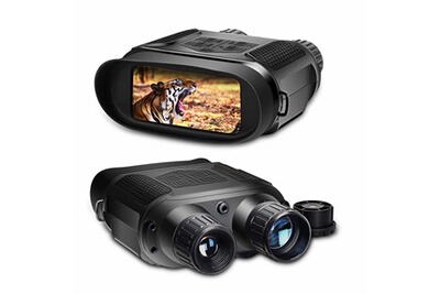 7 Niveaux IR 4X Zoom Numérique,2,31 TFT LCD pour la Chasse avec Carte Mémoire 32G Jumelle Vision Nocturne Portée de Vision Nocturne Infrarouge de 300m et HD 960P Vidéo 
