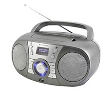 SCD1800TI Radio-lecteur CD DAB+, FM AUX, Bluetooth, CD, USB gris