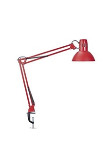 lampe de bureau maul maulstudy spot à pince e27 rouge
