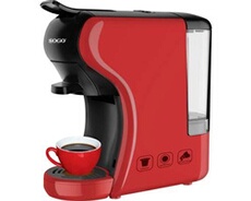 CAF-SS-5675-R - Machine à café - 19 bar - rouge