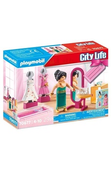 Figurine pour enfant PLAYMOBIL 70677 - set cadeau boutique de mode