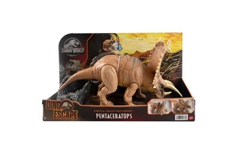 Figurine de collection Mattel Jurassic world - pentaceratops méga destructeur - figurines d'action