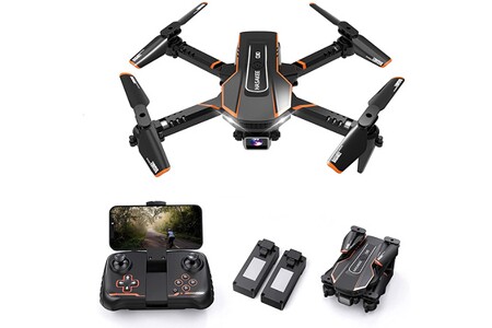 Drone Avialogic Drone avialogic pour enfant avec caméra 720p hd, drone quadricoptère fpv wifi télécommandé, noir