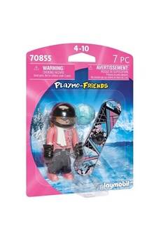 Figurine pour enfant PLAYMOBIL 70855 - snowboardeuse