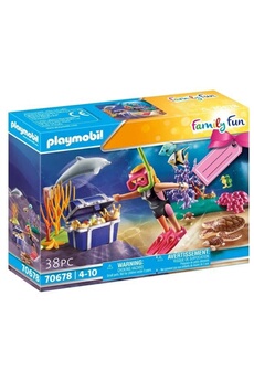 Figurine pour enfant PLAYMOBIL 70678 - set cadeau plongeuse sous-marine