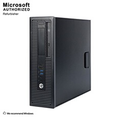 PC Unité centrale ProDesk 600 G1 SFF Desktop - Intel Core i5-4570 Turbo 3.6 GHz - RAM 16 Go - SSD 1 To - DVD - USB WiFi - DP - VGA - Windows 10