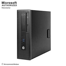 PC Unité centrale EliteDesk 800 G1 SFF Desktop - Intel Core i7-4770 Turbo 3.9 GHz - RAM 16 Go - SSD 1 To - DVD - USB WiFi - DP - VGA - Windows 10