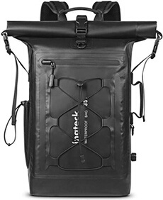 Sac à Dos Vélo Etanche Grande Capacité, Sac de Bicyclette Alpinisme Montagne Sport Camping Course Sac Cyclisme, avec Bretelle Détachable, Soupape