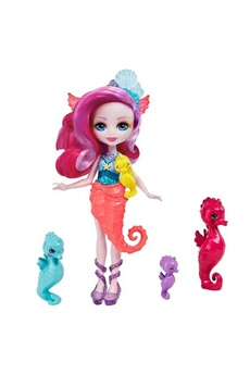 Poupée Mattel Enchantimals - famille de sedda hippocampe - poupée