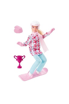 Poupée Barbie Bb snowboardeuse - poupée