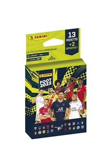 Autres jeux créatifs Panini Stickers foot ligue 1 2021-22 blister de 13 pochettes + 2 offertes