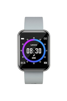 montre connectée lenovo smartwatch e1 pro argent