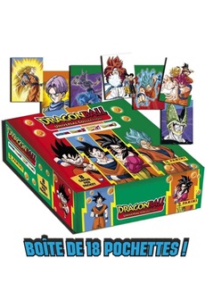 Autres jeux créatifs Panini Dragon ball boîte de 18 pochettes universal collection trading cards