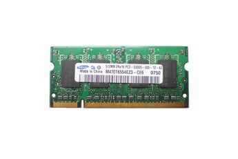 512Mo Ram Pc Portable Sodimm Samsung M470T6554Ez3-Ce6 Ddr2 Pc2-5300S 667Mhz Cl5