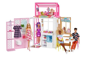 Mattel Accessoires de poupées Barbie maison moderne avec poupée