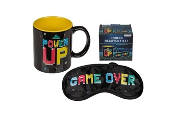 Autre jeu de plein air Totalcadeau Coffret mug pour gamer et masque de nuit tasse game over