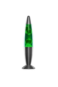 lampe à poser straße tech lampe à lave vert magma fusée vintage année 70 + ampoule de rechange -