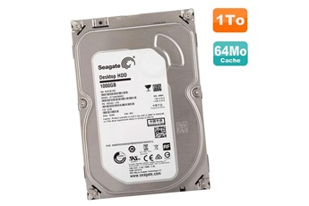 Disque Dur Interne Seagate Disque Dur 1To Sata 3.5" Seagate St1000Dm003 1Sb10C-300 Cc43 7200Rpm 64Mo