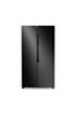 Amsta Amsbs430bx - réfrigérateur américain - 410 litres - no frost - 41 db - classe f - side by side - display inside - noir photo 1