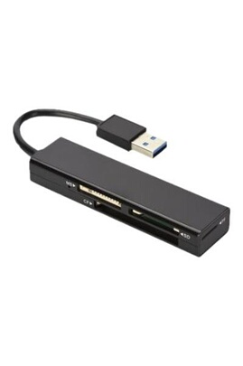 Lecteur carte mémoire Ednet USB 3.0 MULTI CARD READER - Lecteur de carte  (MS, MS PRO, MMC, SD, MS PRO Duo, CF, TransFlash, microSD, SDHC) - USB 3.0