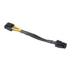 - Câble d'alimentation - 8 broches EPS12V (M) pour ATX12V 4 broches (F) - 15 cm - Noir maille