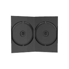 MediaRange - Boîtier pour DVD vidéo - capacité 2 disques - Noir - Pack de 50