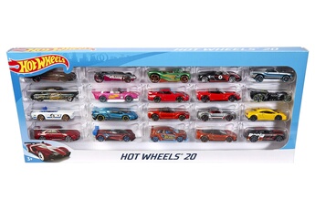 Circuit voitures Hot Wheels Hot wheels coffret 20 véhicules, jouet pour enfant de petites voitures miniature