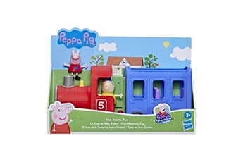 Figurine pour enfant Peppa Pig Figurines peppa pig le train de mlle rabbit